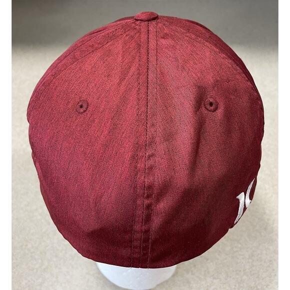 Hurley FlexFit Red Baseball Cap/Hat One Size Flexible Casual Wear - Picture 5 of 7